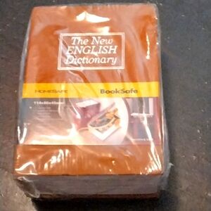 Secret storage book with lock and coin slot